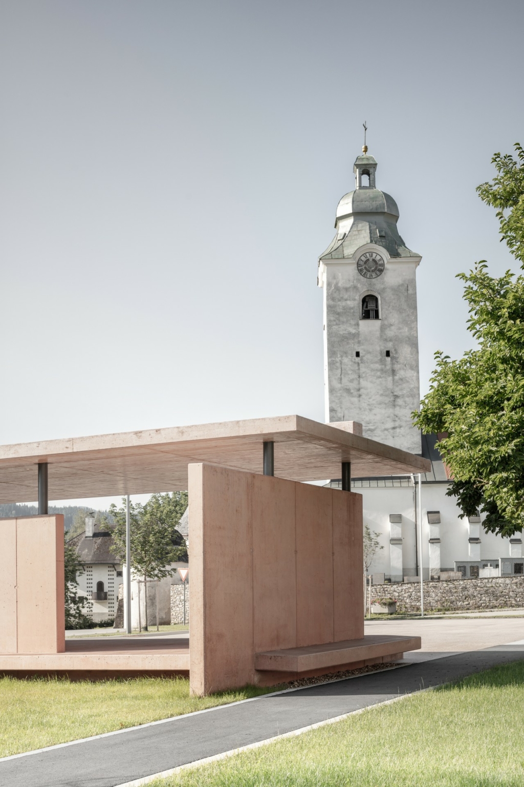 Neugestaltung Ortsplatz Kappel am Krappfeld, Detailansicht